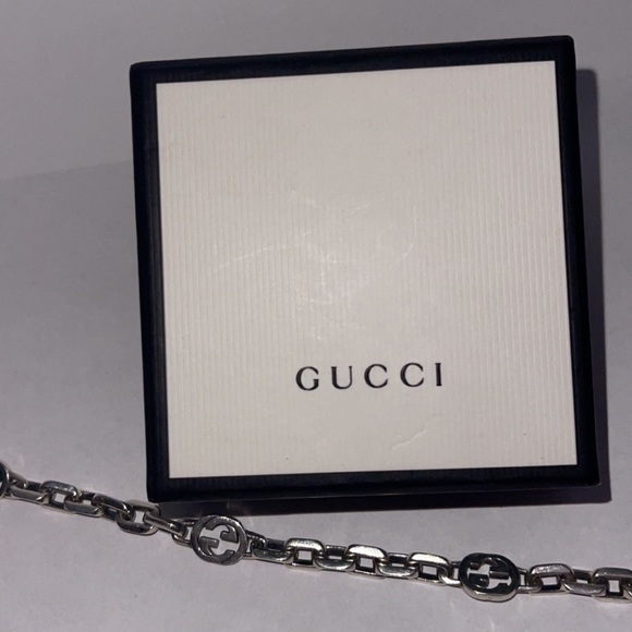Gucci 6.5 Sliver Interlocking G Bracelet - Picture 2 of 6